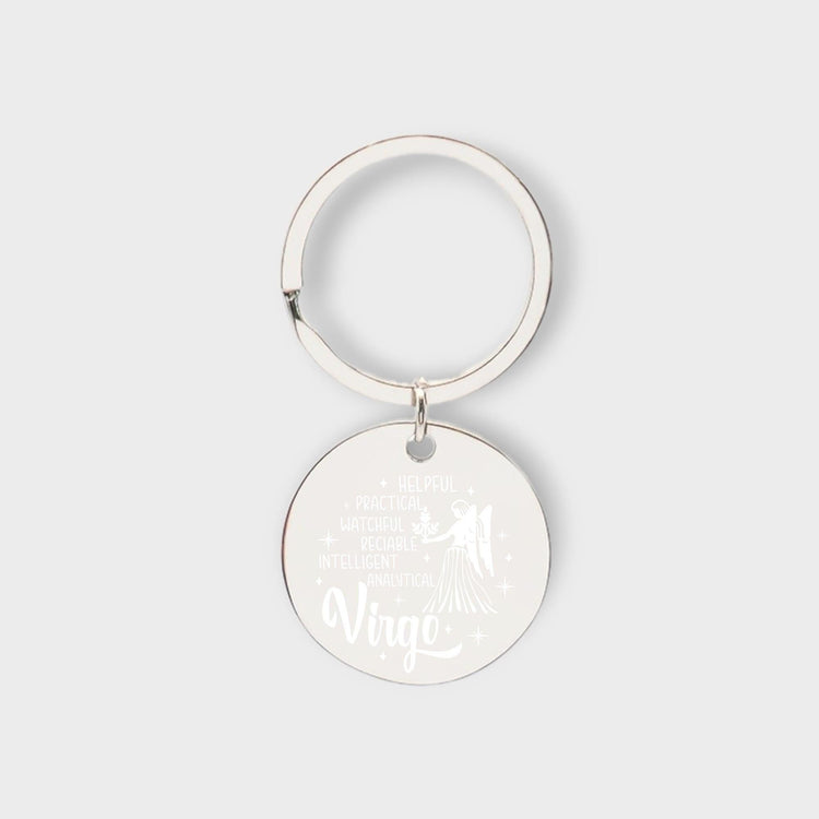Virgo Descriptive Keychain - jflinz