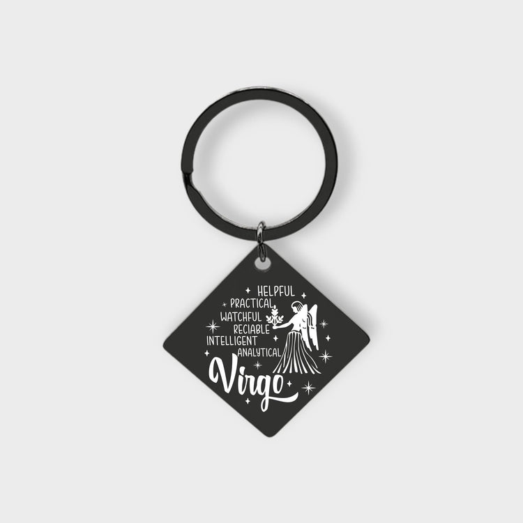Virgo Descriptive Keychain - jflinz