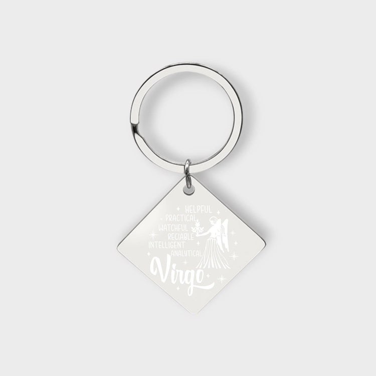 Virgo Descriptive Keychain - jflinz