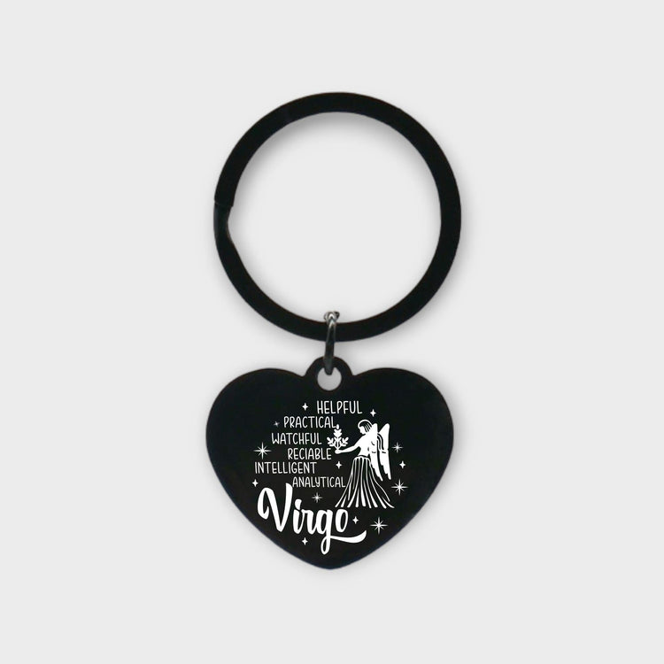 Virgo Descriptive Keychain - jflinz