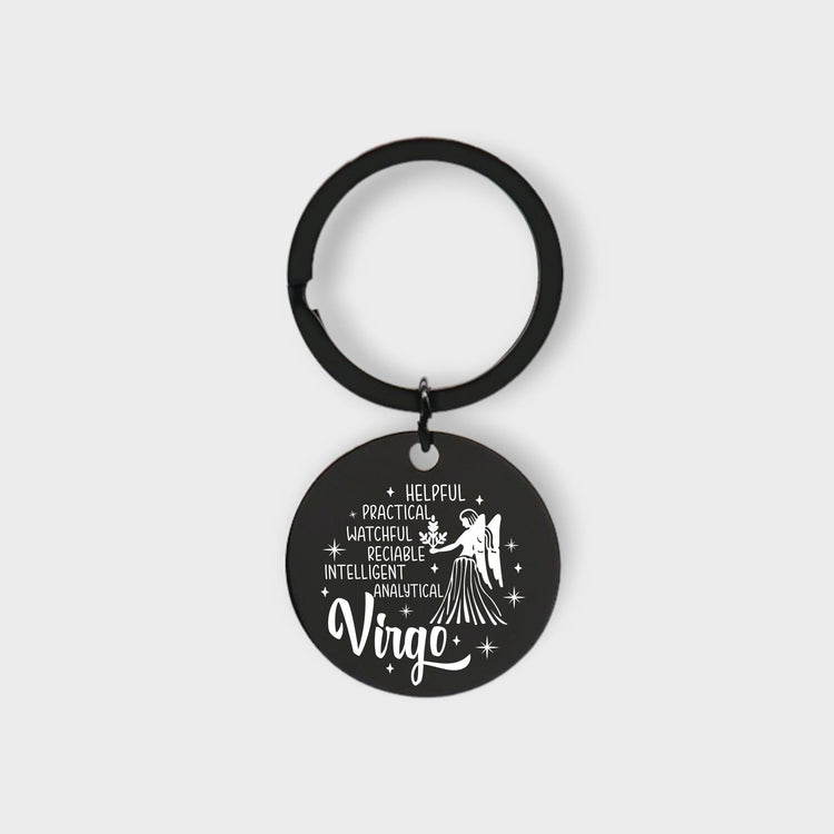 Virgo Descriptive Keychain - jflinz