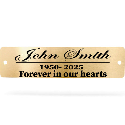 Memorial Plaque | Bespoke Brass
